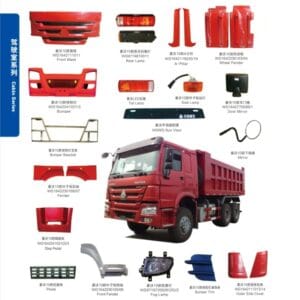 SINOTRUK HOWO Cabin Spare Parts